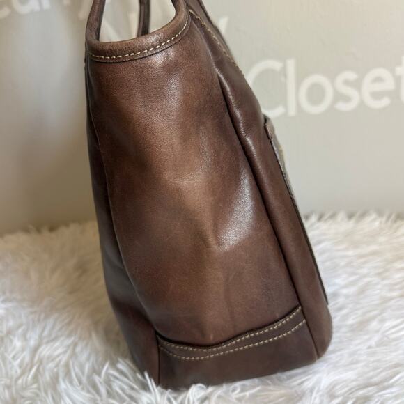 y2k Coach Legacy Mahogany Ergo Hobo Shoulder Bag - Picture 5 of 10